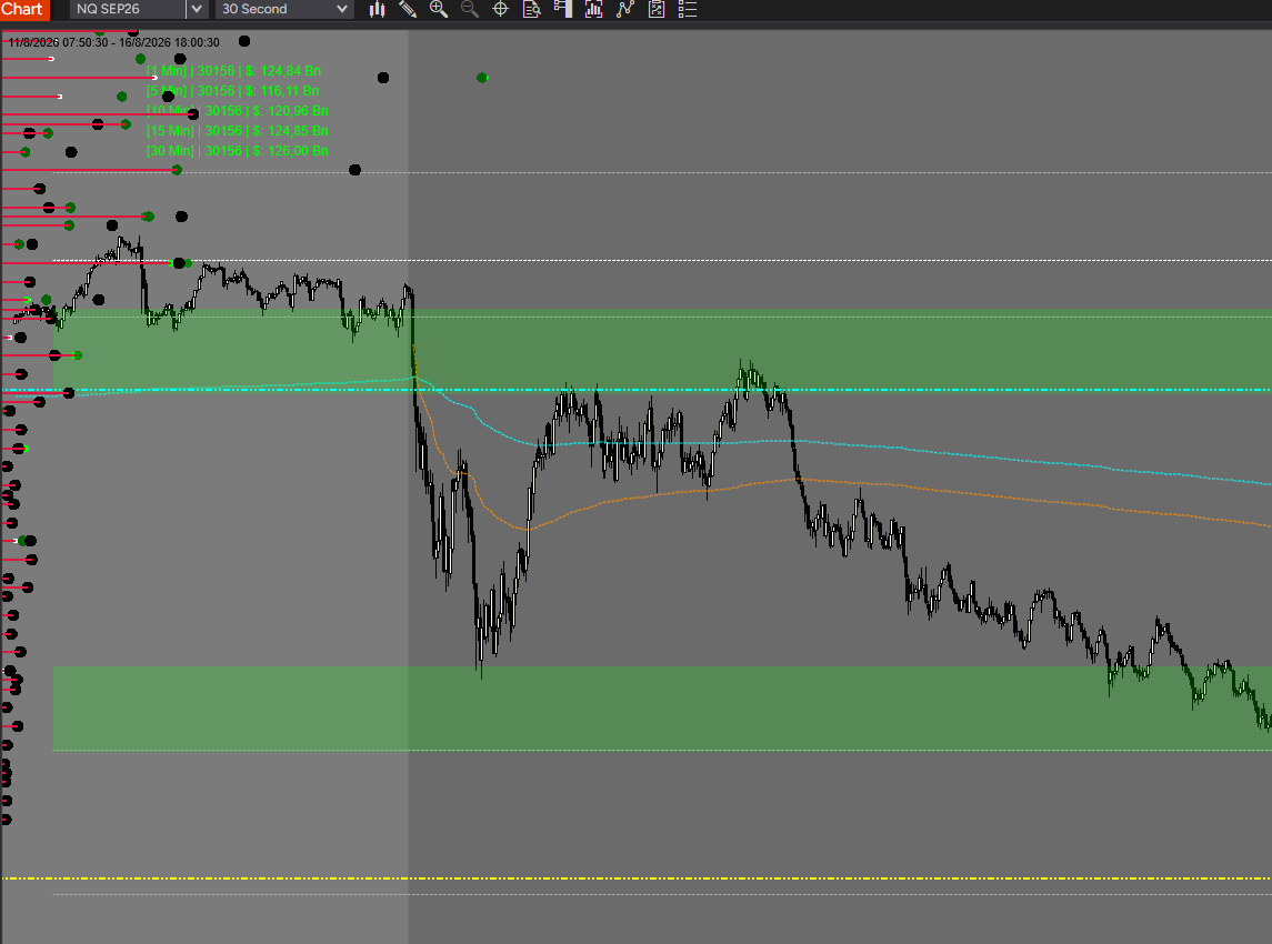 Estructuras Diarias de StructMetric en NinjaTrader 8